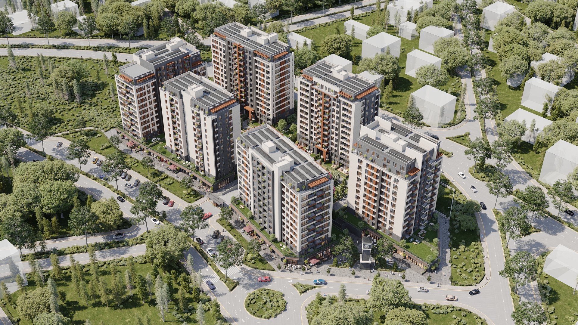 EKK Ataşehir Konutları - Dış Mekân Görselleştirme